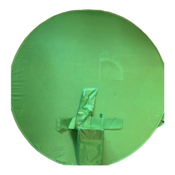 Web Around Green Screen 56" Circular Portable Backdrop Chair Photo Background - Picture 4 of 6